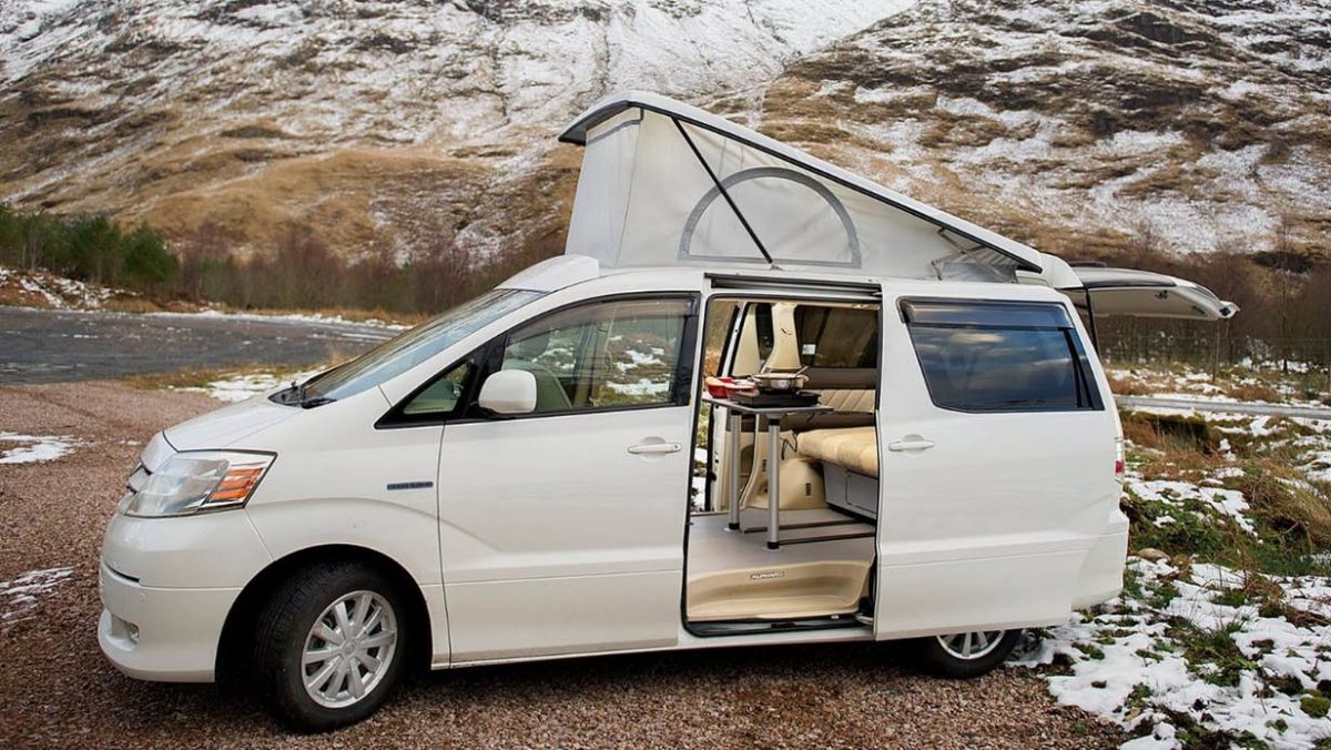 Bi-fuel hybrid camper van drives 1,000 miles and camps on pure battery power